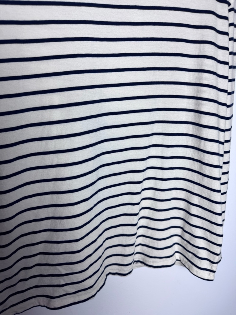 Nili Lotan Arlette Hemp Organic Cotton Striped Long Sleeve Top - Picture 6 of 11